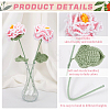 Flower Cotton with Iron Knitted Costume Ornament Accessories DIY-WH0570-07A-01-4