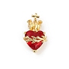 Brass Glass Pendants X-KK-R226-03G-02-1