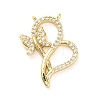 Brass Micro Pave Cubic Zirconia Pendants KK-L229-071G-1