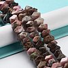 Natural Rhodonite Beads Strands G-D091-A06-2