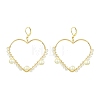 Brass Leverback Earrings EJEW-JE06009-1