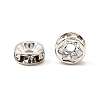 Brass Rhinestone Spacer Beads X-RB-A014-Z5mm-01S-3
