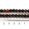 Natural Agate Beads Strands G-G390-6mm-06-3