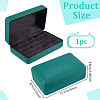 Rectangle PU Leather Ring Organizer Boxes CON-WH0089-240C-2