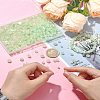 Electroplate Glass Beads Strands EGLA-YW0003-18F-3