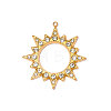 304 Stainless Steel Rhinestone Pendants STAS-OY013-54G-1