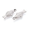 304 Stainless Steel Pendants STAS-T067-57P-2