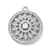 Brass Micro Pave Cubic Zirconia Pendants KK-L229-074P-1