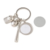 Baseball Alloy Sublimation Blanks Keychains AL-CBAF9A1-02P-07-1