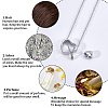 1Pc 304 Stainless Steel Heart Pendant Urn Ashes Necklaces NJEW-CN0001-19P-6