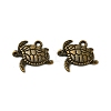 Tibetan Style Alloy Sea Turtle Pendants TIBEP-Q041-029AB-NR-1