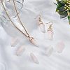 Olycraft Faceted Natural Rose Quartz Double Terminated Points Healing Stones G-OC0003-61-5