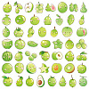 50Pcs Fruits Theme Waterproof PVC Stickers Set PW-WGC7FE8-01-1