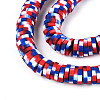 Handmade Polymer Clay Beads Strands CLAY-ZX008-08C-3