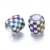 Electroplate Glass Beads EGLA-S196-08B-06-2