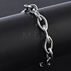 10MM 304 Stainless Steel Horse Eye Link Chain Bracelets SA-CBA2696-27P-2