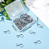 50Pcs 304 Stainless Steel Leverback Earring Findings with Pendant Bails STAS-BBC0001-52P-7