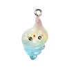 Ocean Theme Transparent Resin Pendants RESI-I351-03P-04-1