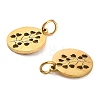 304 Stainless Steel Charms STAS-D050-07G-03-2