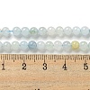 Natural Aquamarine Beads Strands G-K310-C06-4mm-4