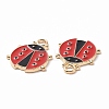 Alloy Enamel Pendants ENAM-B054-04G-01-3