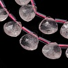 Natural Rose Quartz Beads Strands G-C292-A04-01-2