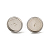 201 Stainless Steel Stud Earrings Findings STAS-O004-07C-P-2