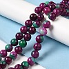 Natural Dyed Jade Beads Strands G-M402-C04-05-2