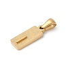 304 Stainless Steel Pendants LS-STAS-Z120-03I-G-2