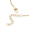 Shell Pearl Graduated Round Beaded Pendant 304 Stainless Steel Cable Chain Necklaces for Women NJEW-JN05748-5