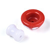 2Pcs Opaque Acrylic Enamel Beads MACR-N018-15G-2