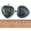 Natural Moss Agate Pendants GG-K002-12A-09-3