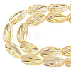 1Strand Electroplate Transparent Glass Beads Strands EGLA-TADJ0001-20C-2