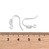 Brass Micro Pave Clear Cubic Zirconia Earring Hooks KK-Z084-10P-3