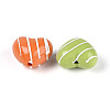 Opaque Acrylic Enamel Beads SACR-T018-17M-2