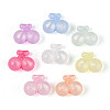 Luminous Frosted Transparent Acrylic Beads TACR-T029-29M-1