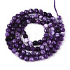 Dyed Natural White Jade Beads Strands G-T139-4mm-60-12-2