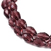 Transparent Imitation Jade Glass Beads Strands GLAA-N005-T4mm-D-2-3