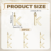 8Pcs Brass Charms KK-LP0001-85K-2