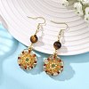 Glass Seed Beads Dangle Earrings EJEW-MZ00763-3