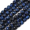 Grade B Natural Tiger Eye Beads Strands G-F591-18-8mm-01-2