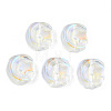 Electroplate Transparent  Glass Beads GLAA-N035-036-K01-2