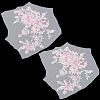 2Pcs 3D Flower Beading Polyster Embroidery Ornaments Accessories DIY-CY0003-64B-1