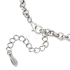 2Pcs 304 Stainless Steel Charm Bracelets BJEW-JB12823-4