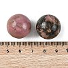 Natural Rhodonite Sphere Beads GG-D003-A06-3