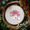 4 Sheets 11.6x8.2 Inch Stick and Stitch Embroidery Patterns DIY-WH0455-192-5