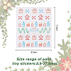 7 Sheets 7 Styles PET Christmas Nail Art Stickers DIY-FH0005-74-2