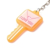 Envelope Key with Word I Love You Resin Charms Keychain KEYC-JKC00386-4