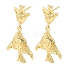 Brass Dangle Earrings EJEW-D352-06G-02-4