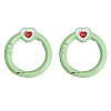 2Pcs Alloy Spring Gate Rings PW-WG34274-03-1